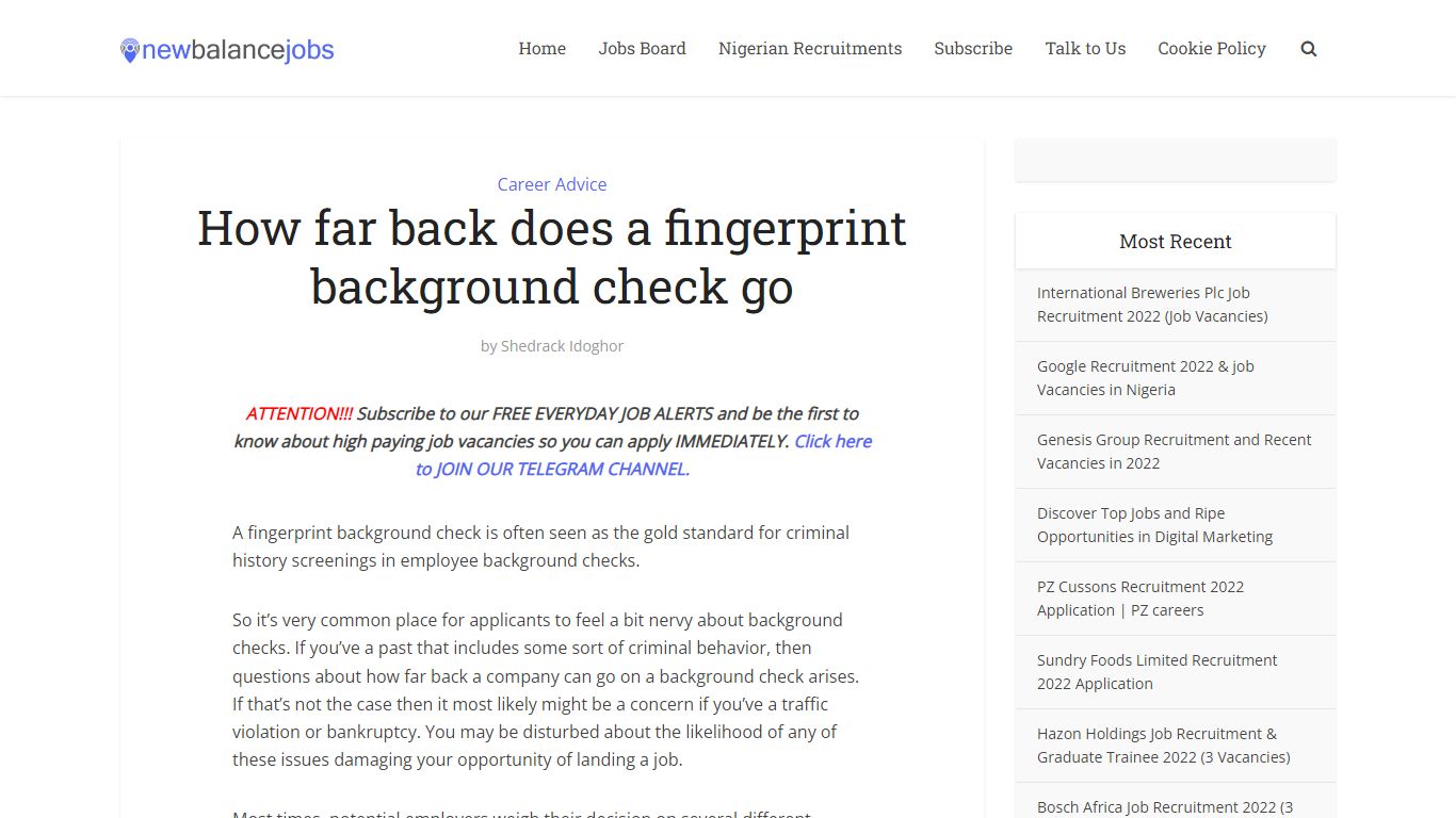 How far back does a fingerprint background check go - NewBalancejobs